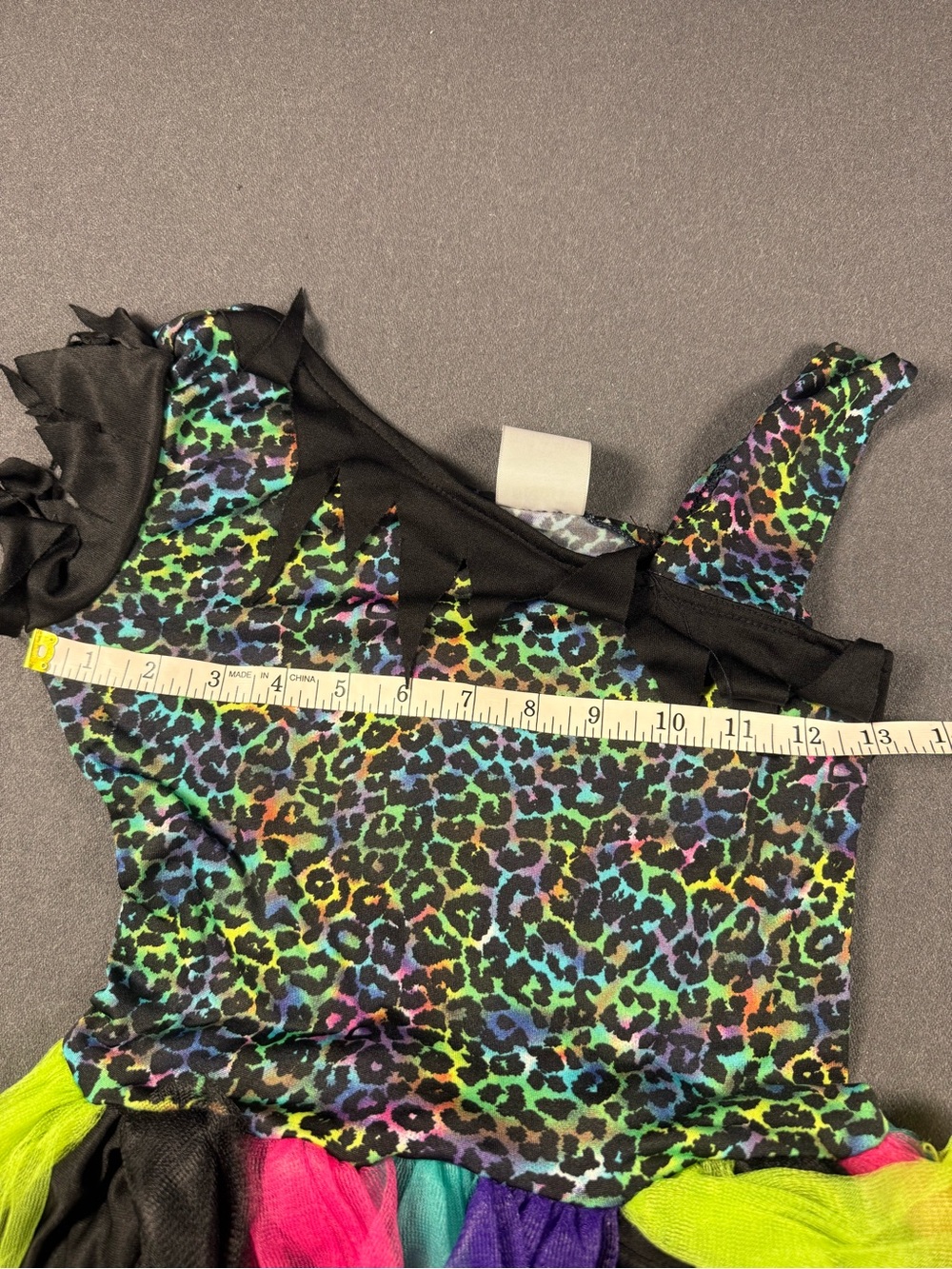 Spirit Halloween Costume Wild Rainbow Cat - Kids Size Medium (8-10) - Picture 4 of 15